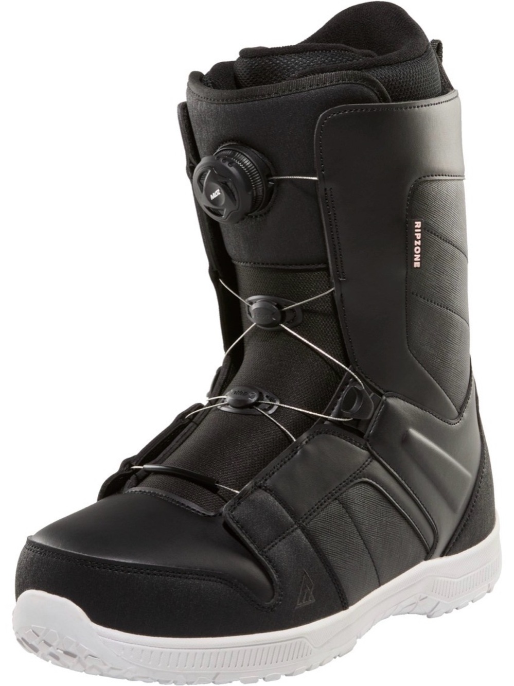 NWT Ripzone Women's Black Eternity Snowboard Boot with BOA-Style Closure Sz 5 22
